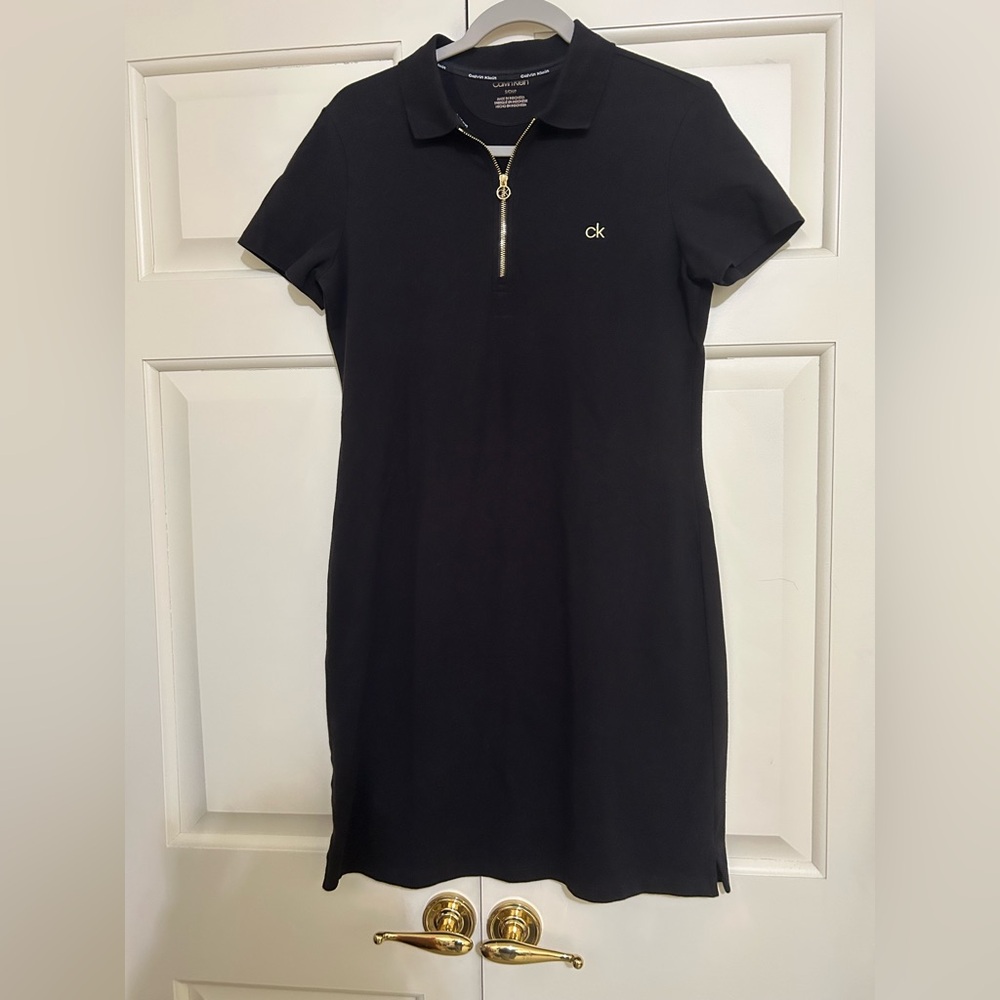 Calvin Klein Black Dress with Zipper